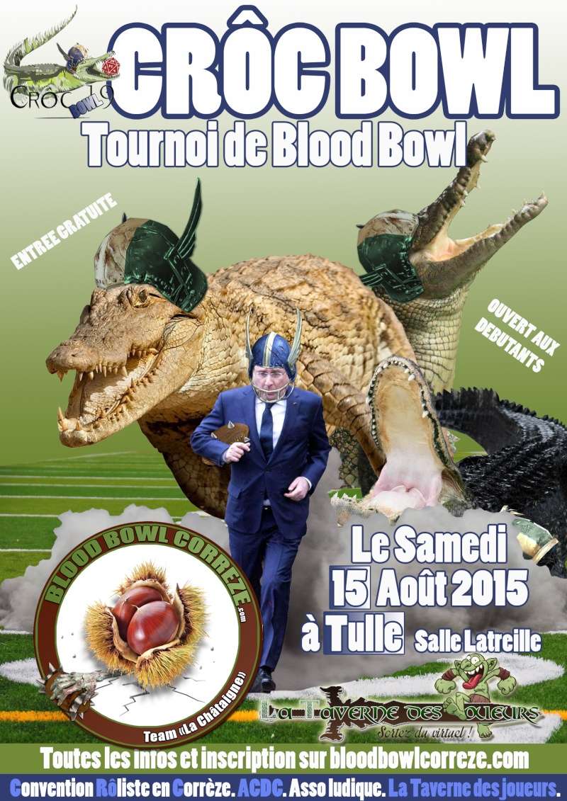 CRôC Bowl 2015 : Le Samedi 15 Août 2015 à Tulle (Corrèze) Affich11