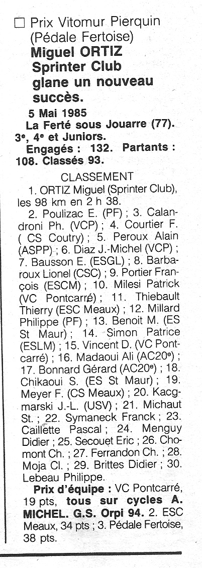 Coureurs et Clubs de février 1984 à décembre 1989 - Page 4 Ortiz_12