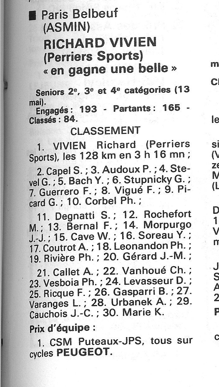 Coureurs et Clubs de février 1984 à décembre 1989 - Page 3 Vivien10