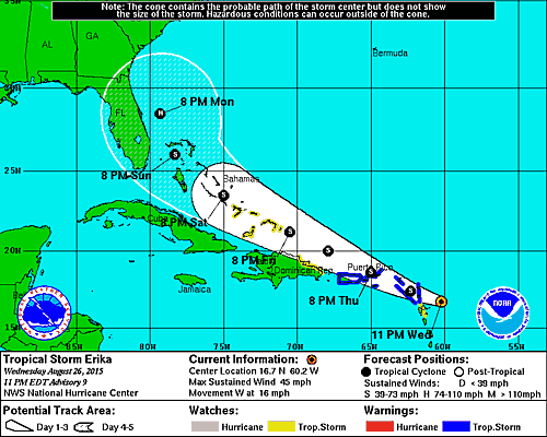 *BLOG* Tropical Storm Erika - Page 2 11pm_a10