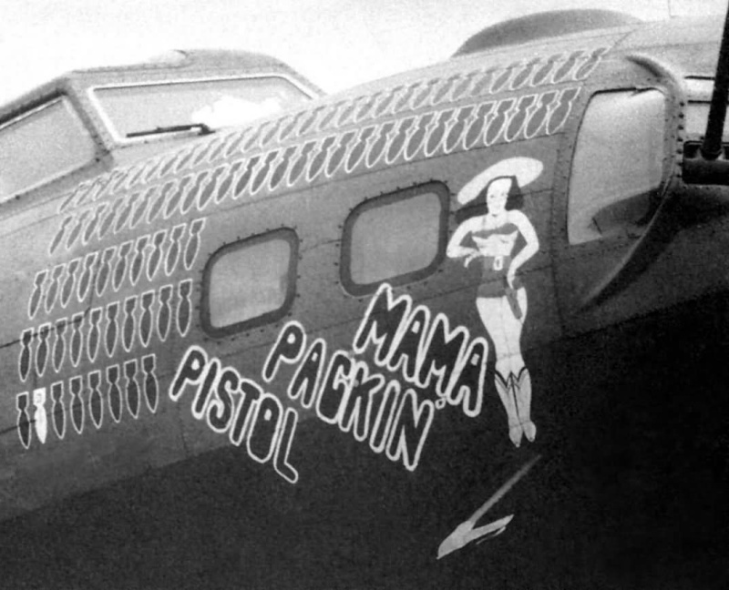 nose art WW II B-17f-11