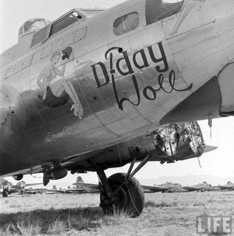 nose art WW II B-17g-13