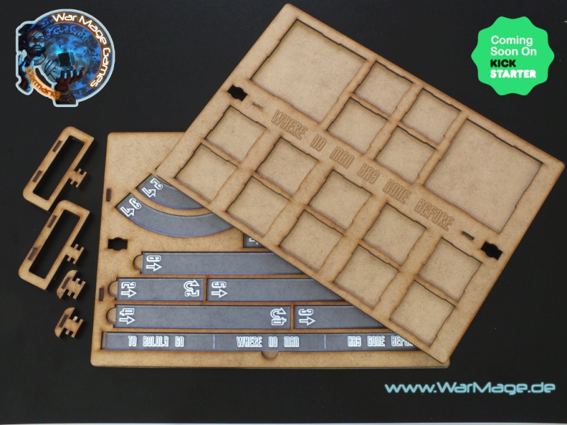 NEU: Raumschiff-Dashboards!] Tablett und komplette Transport Lösung von War Mage Games - Kickstarter Transp12