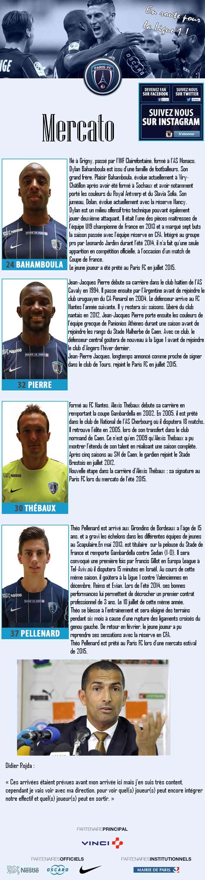 [Paris FC, S1] Didier Rojda, la formation a du bon. - Page 2 Mercat10