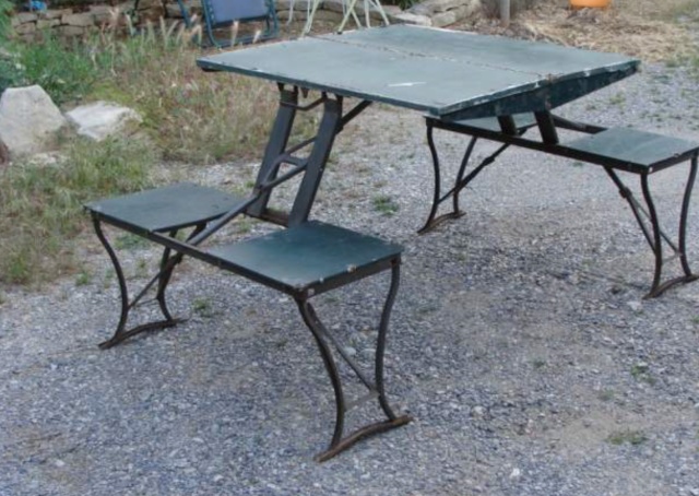 Mobilier  de bivouac allemand/ german ww2 field furnitures Table_10