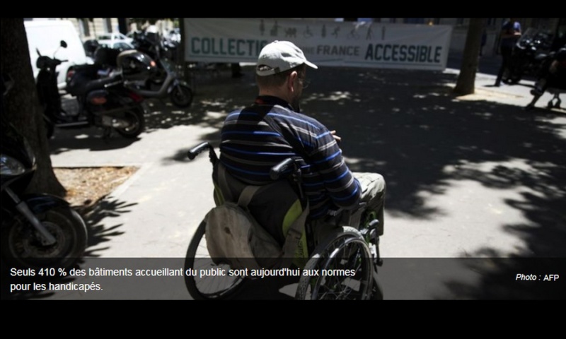 Handicapés : l'accessibilité aux lieux publics va devoir attendre 322