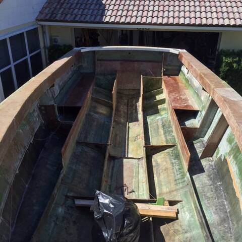 Bertram 28 Center Console Conversion