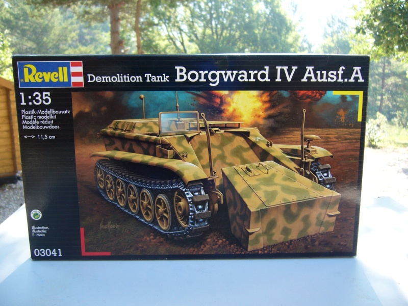 Demolition tank Borgward IV ausf A, REVELL 1/35 P1020614