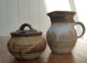 Rustic pots with MF, ME or MV mark - Michael Emmett  P1080212
