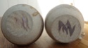 Rustic pots with MF, ME or MV mark - Michael Emmett  P1080213