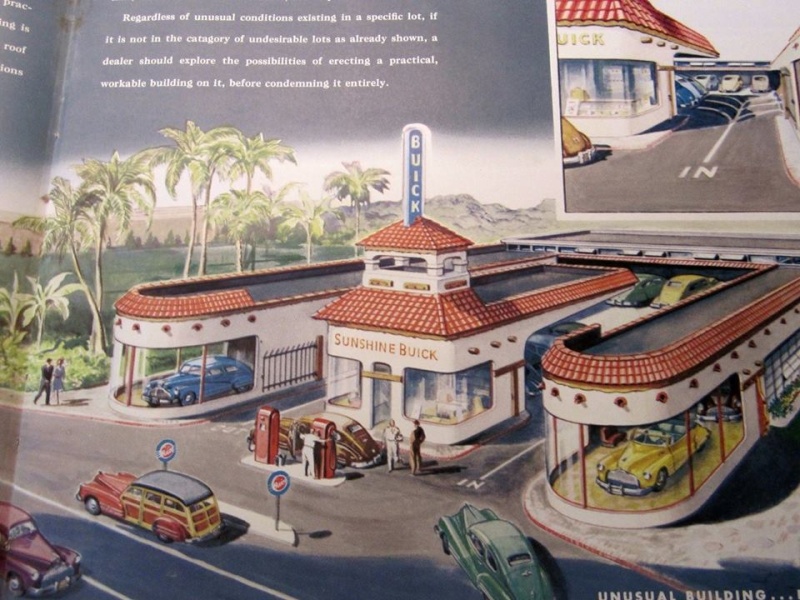 Car Showrooms & Dealerships - Concessionnaires automobiles - 1950s - 1960s 11892212
