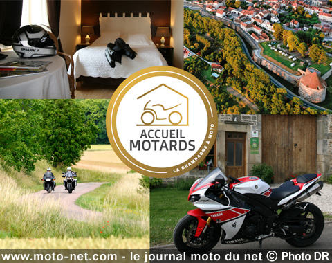 moto - Tourisme : lancement du label Accueil motard, la Champagne à moto  Accuei10