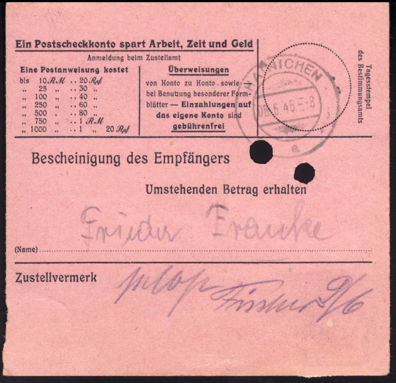 Sächsische Schwärzungen -Sowjetische Besatzungszone- Ap795-11