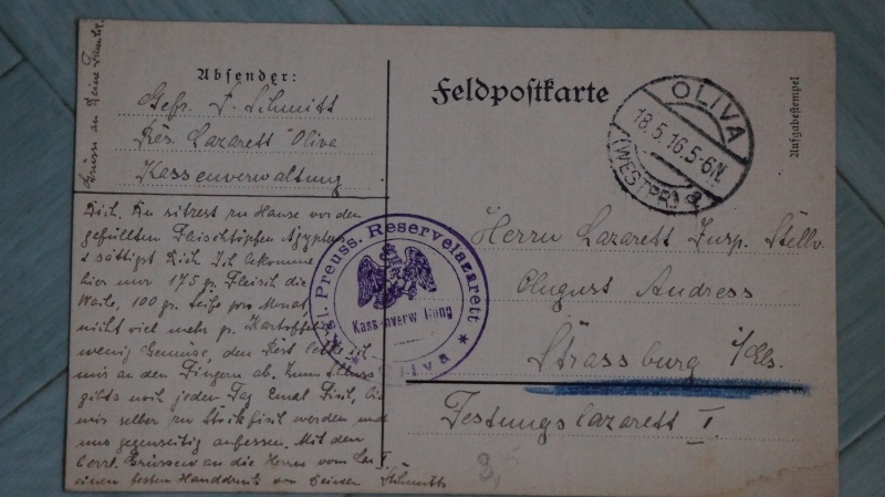 Lettre allemande WW1 a identif... 00619