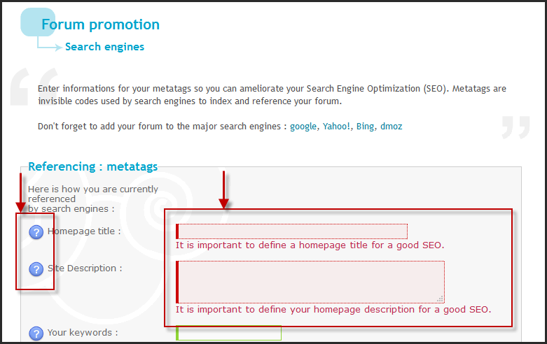 Coming soon: highlighting the importance of the forum title and description. 05-06-11