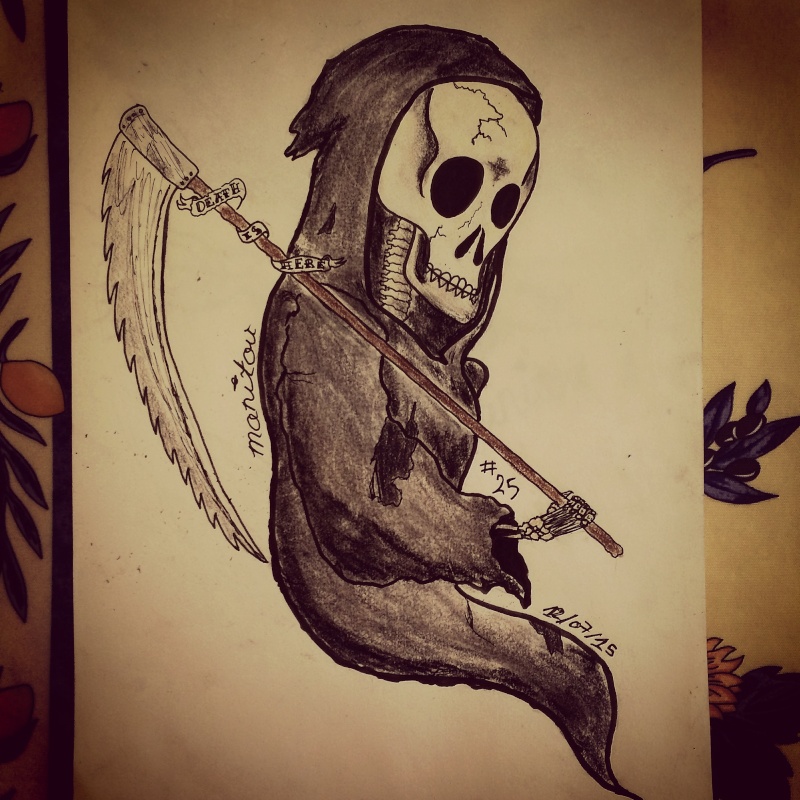 dessin squelette