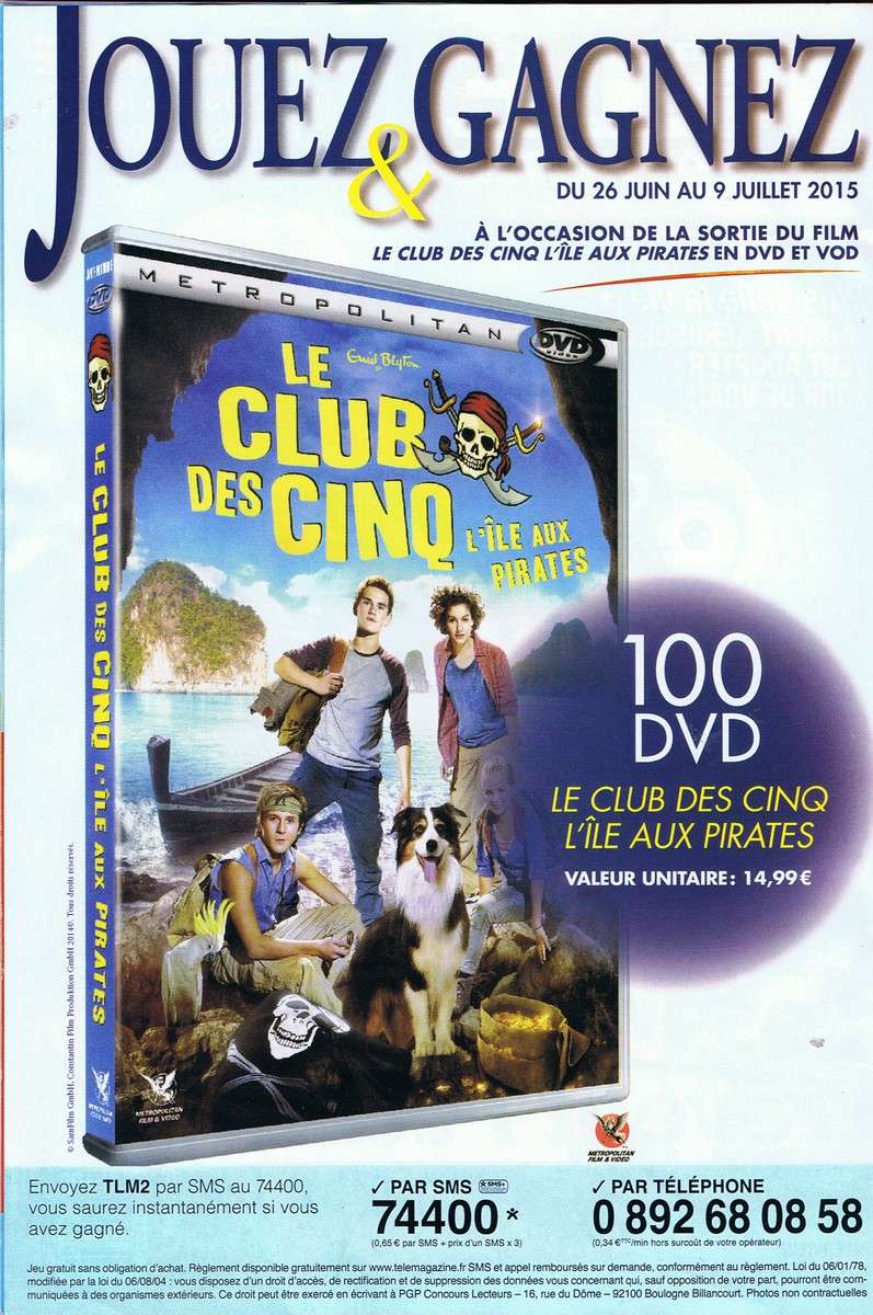 Lot: 1 dvd "Le club des cinq" Sans_t13