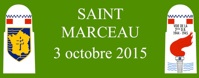 marceau - Borne du serment de Koufra: SAINT-MARCEAU (72) Bandea16