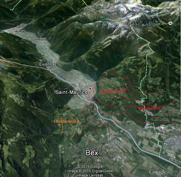 L’effondrement du Tauredunum en l'an 563 (Valais, Suisse) Mont_t10