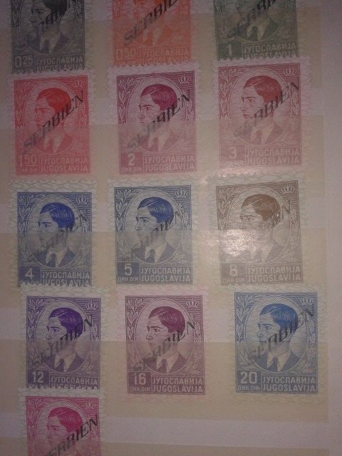 Briefmarken "Bosnien : Herzegowina", "KuK Feldpost", "Jugoslavija", "Srbija" Fotogr12