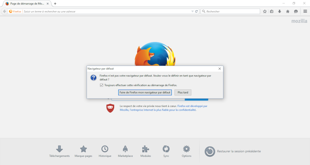 Problème de définition de Firefox par défaut en Windows 10. Captur10