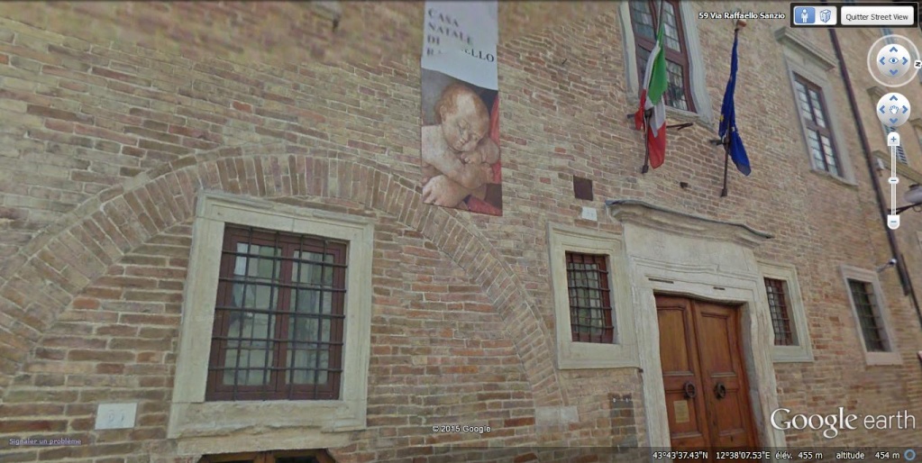 La maison natale de Raphaël à Urbino en Italie.  Raphay11