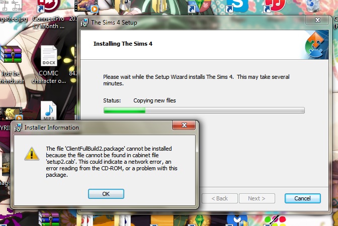 Sims 4 Base Game unable to install Sims411