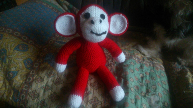 mes créations au crochet Singe_11