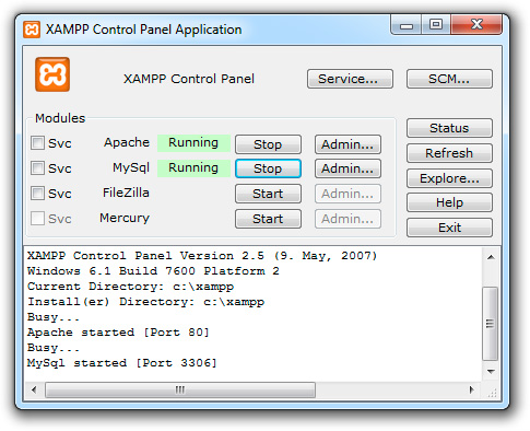 Xampp 1.7.1 560010