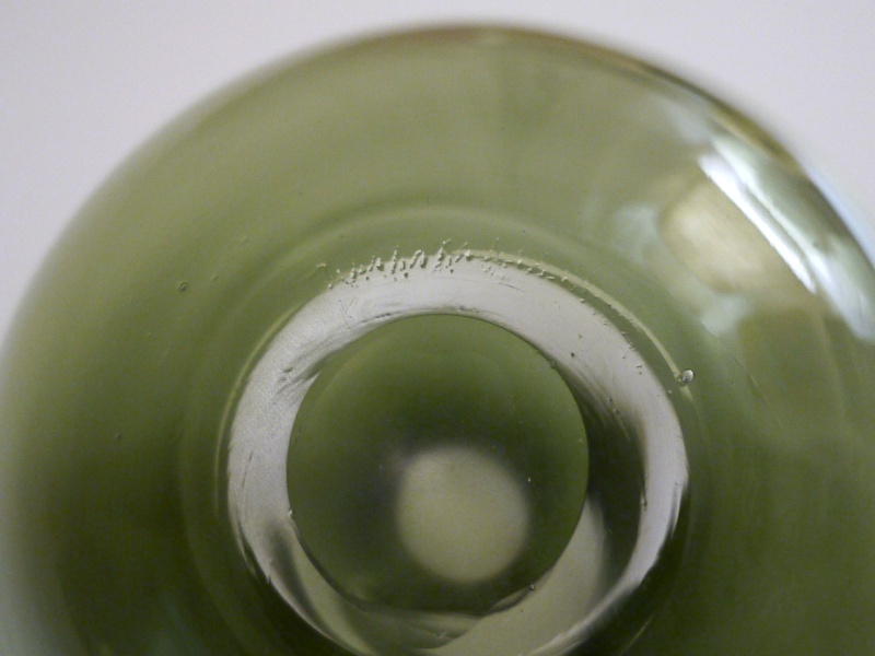 Green Glass vase - similar to Holmegaard/Lutken Drop Green_15