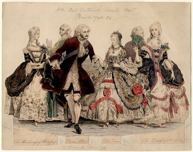 1745 Fancy Ball at Buckingham Palace 1845-610