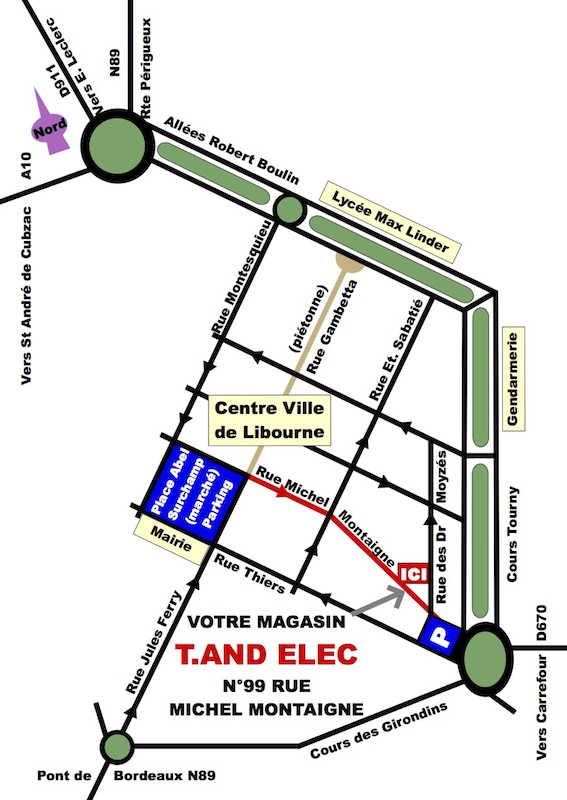 T.ANDELEC électronique (33) (Sud-Ouest France) Plan10