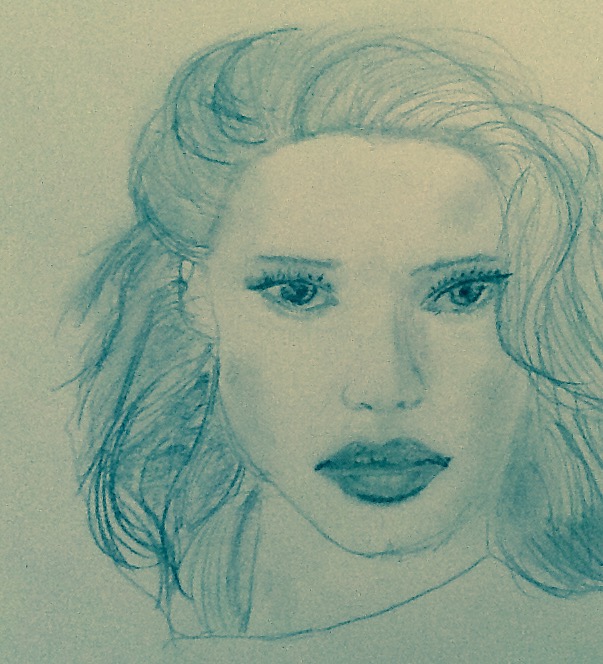 dessin portrait femme