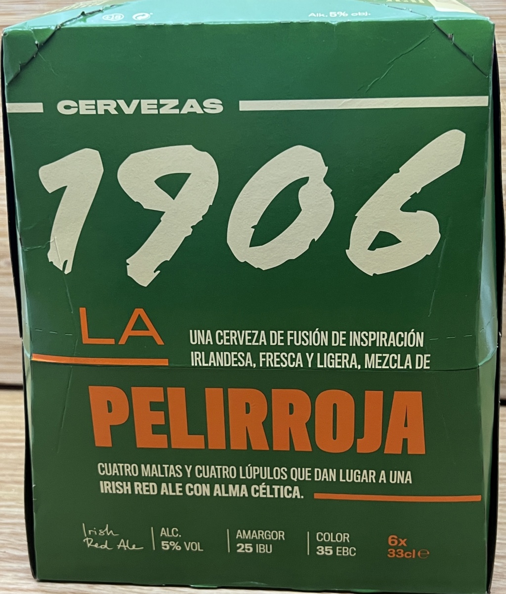 CERVEZA-035-ESTRELLA GALICIA (1906 LA PELIRROJA)