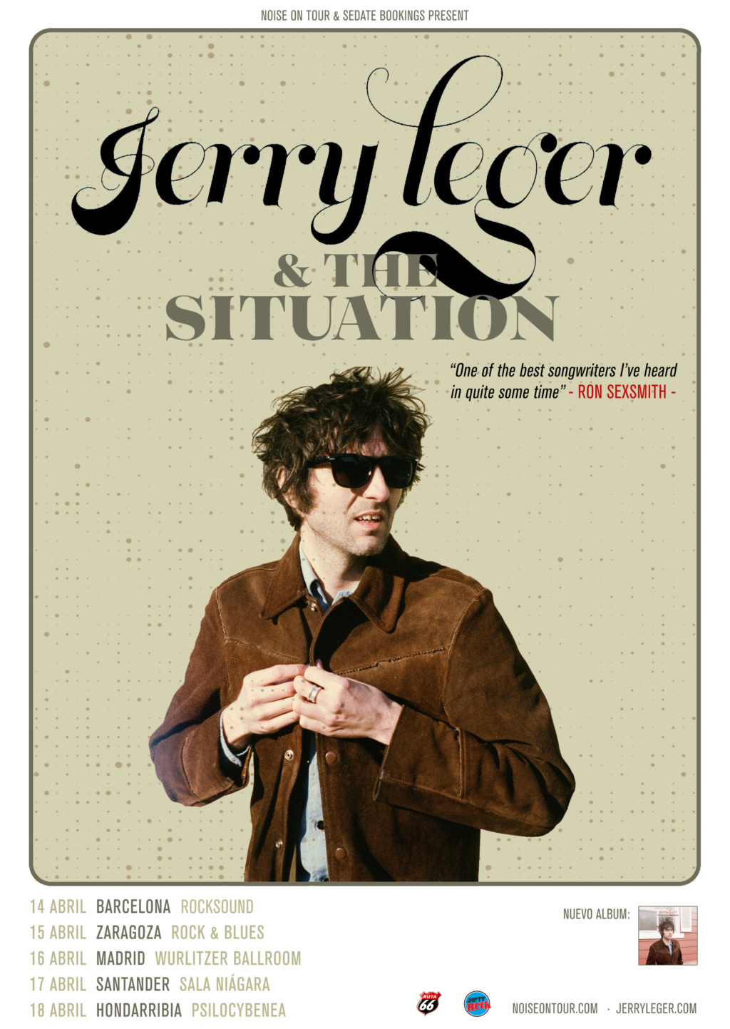 JERRY LEGER & THE SITUATION: Si te gustan Danny & The Champions, Ron Sexsmith, Ryan Adams, Blue Rodeo, etc...Gira Abril 2020!  Jerry_10