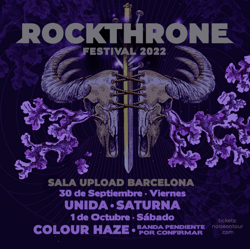[ROCKTHRONE 2022] COLOUR HAZE + UNIDA + SATURNA | 30/Sept + 1/Oct 2022 | BARCELONA - Página 2 Rockth15