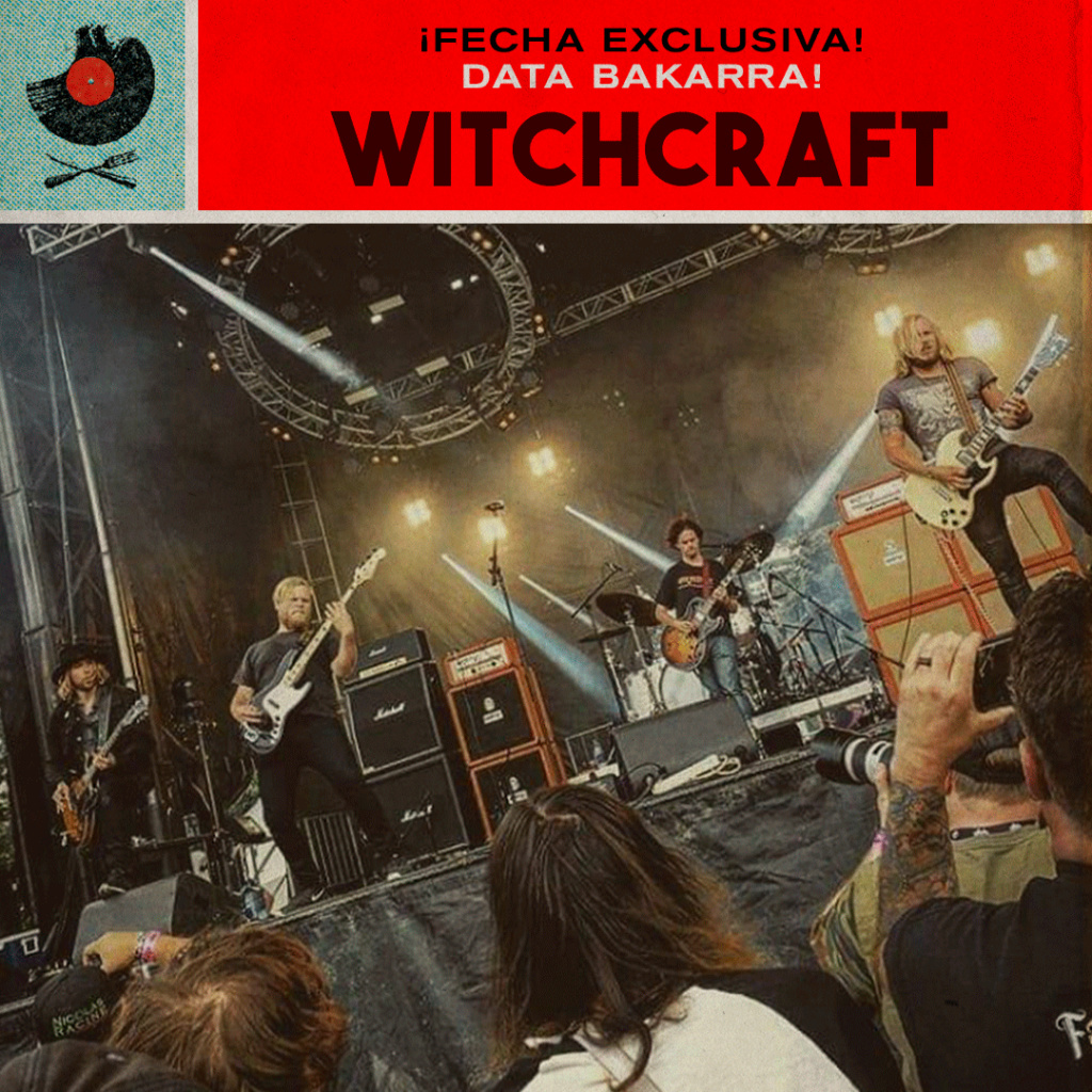 THE HELLACOPTERS, ROYAL REPUBLIC y WITCHCRAFT primeros confirmados BAY OF BISCAY FESTIVAL 2020 Witchc11