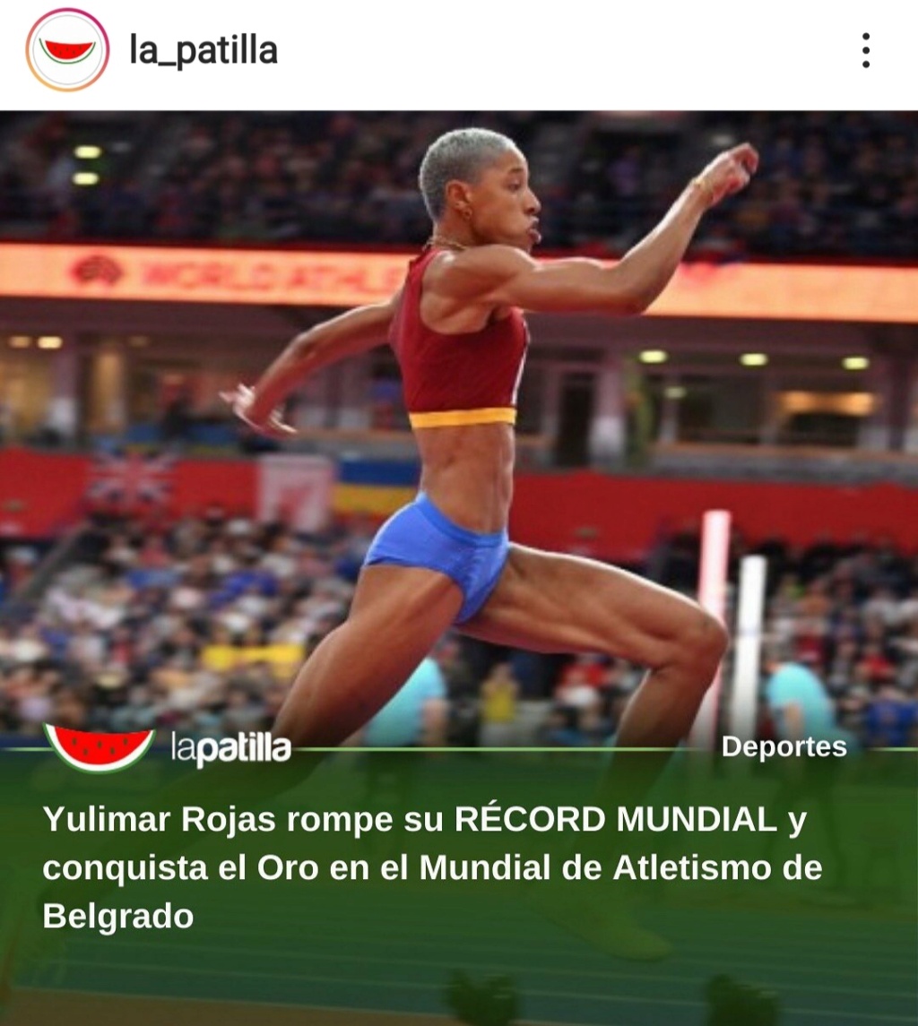 La venezolana Yulimar Rojas gana la medalla de oro en Tokio 2020 e impone nuevo récord olímpico y mundial Img_2136