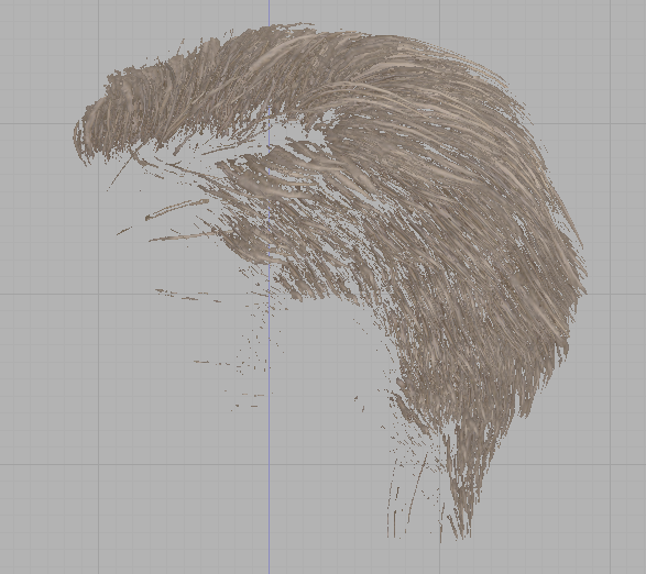 Alpha for Hair with Diffuse, Opacity and Transparency Files A310