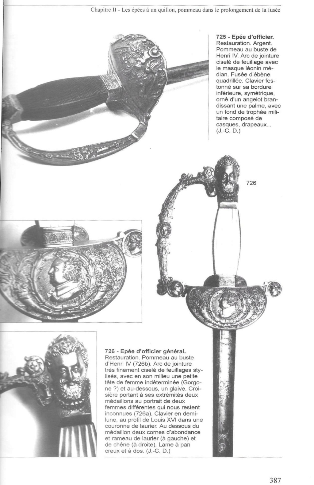 Epée de d'officier général restauration au buste de Henri IV Scan10