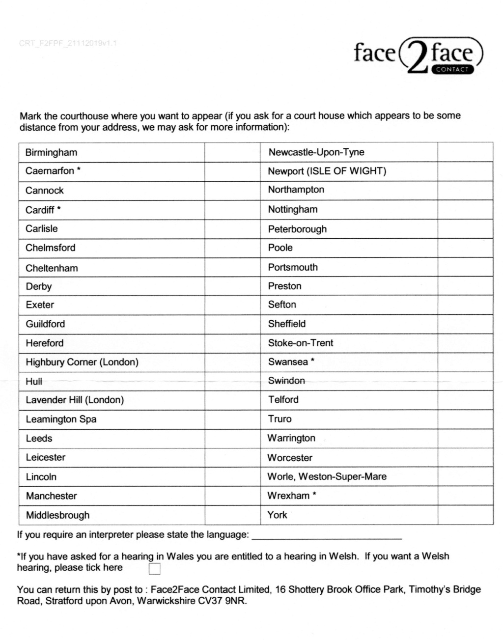 Warrant Notification Letter Warran10