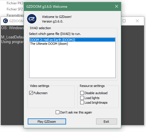 Utiliser GZDoom sous Windows 10 (guide pour débutants) Gzdoom14