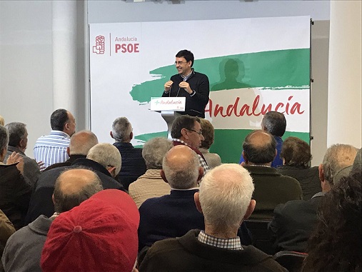 PSOE | Pedro Sánchez: "Queremos seguir trayendo el bienestar para los ciudadanos y las ciudadanas de Andalucía". Mario-10