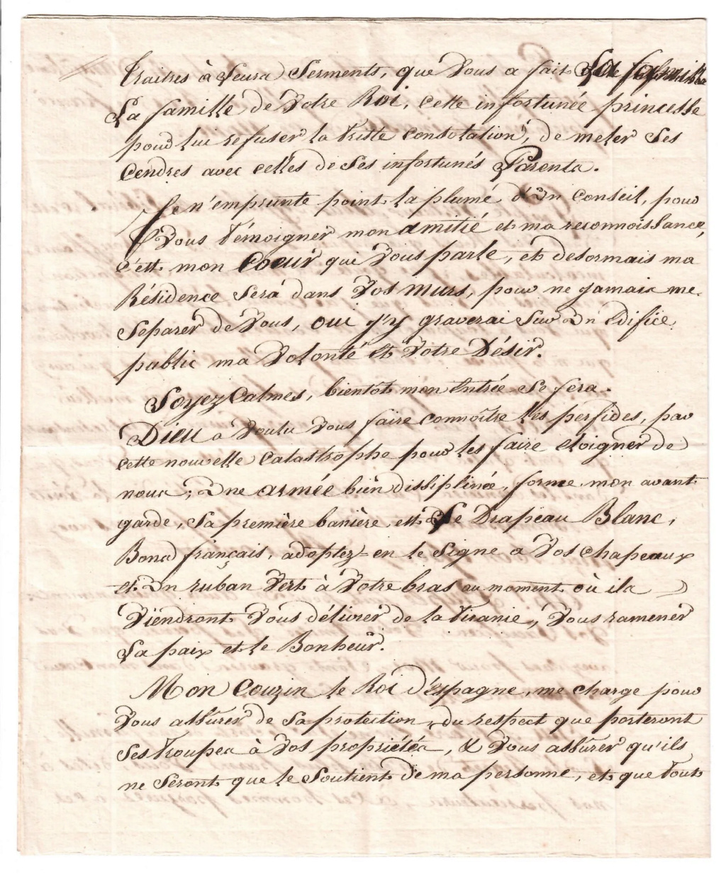 Ecrits de Marie Thérèse Charlotte, Madame Royale Tzolzo18