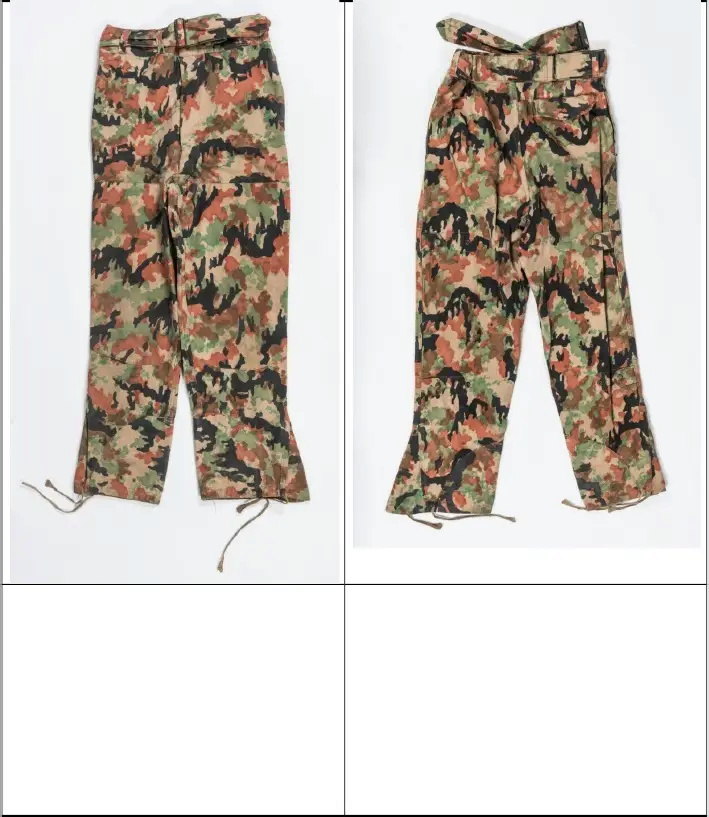 Les vestes et pantalons de combat belges de 1949 à 2010 Pantal11
