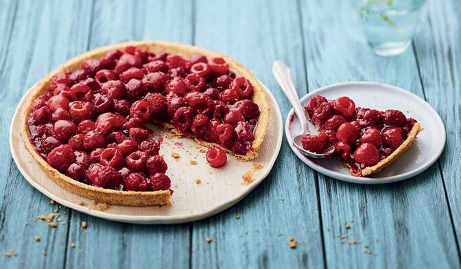 Une tourte aux framboises fumante pour Volgaar Tourte10