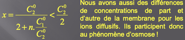 Potentiel de membrane et équilibre de Donan Captur14