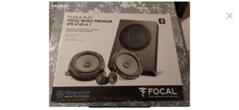 Pack haut-parleurs FOCAL Music Premium 4.1 - Renault