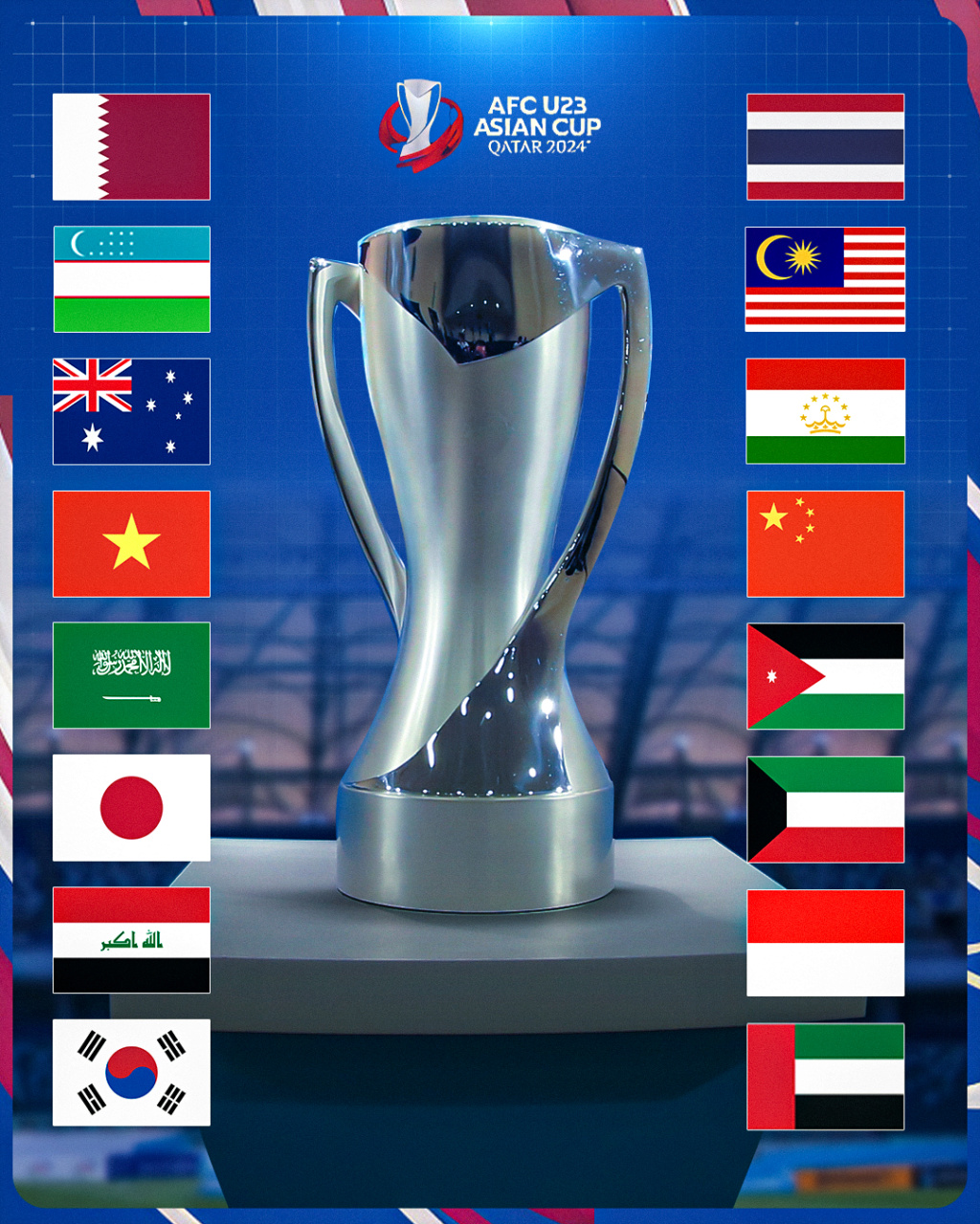 16 منتخب سيتنافسون على لقب #كأس_آسيا_تحت_23سنة  Gkuzsg10