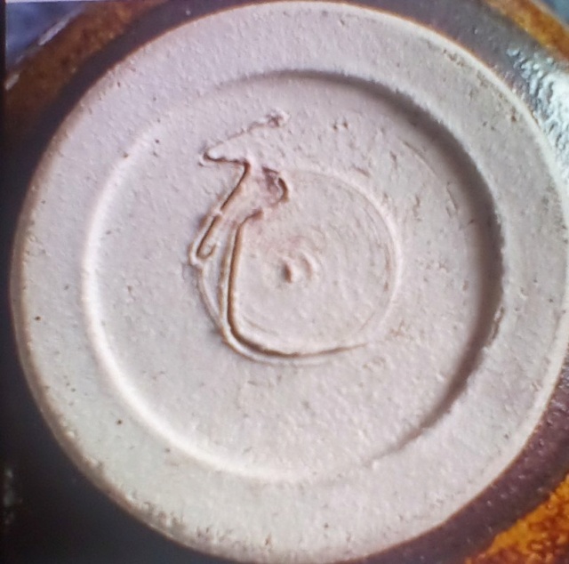 Tenmoku Glazed bowl-Anyone Recognise Initials, GR mark?  Img_2423
